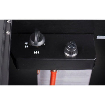 Estufa portátil a gas Manhattan metalizada 3,4 kW Fireside