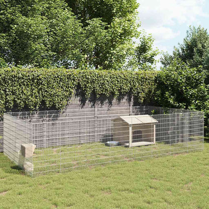 Vidaxl Recinto Corral Animales 24 Paneles Hierro Galvanizado 54x100 Cm_1