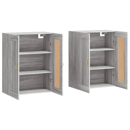 Armarios De Pared 2 Uds Madera De Ingeniería Gris Sonoma_3