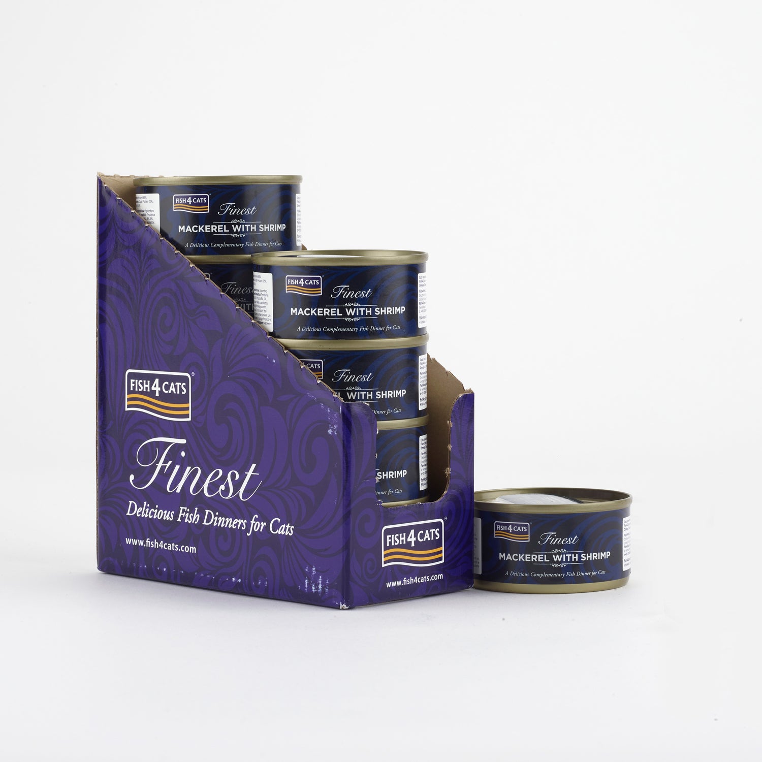 Fish4cats Filete Para Gato – Caballa Con Camarón 70 G (pack De 10)_0