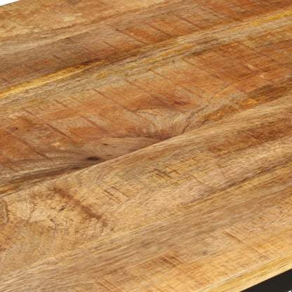 Mesa De Comedor Madera Maciza De Mango 110x60x76 Cm_3