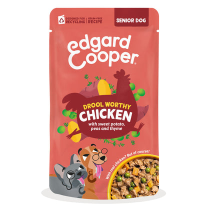 Guiso de pollo para perro senior Edgard &amp; Cooper 150 g