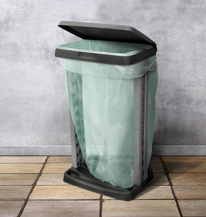 Well Home Porta Bolsas De Basura 60l En Color Antracita 100% Reciclable 43x31x9,5cm_3