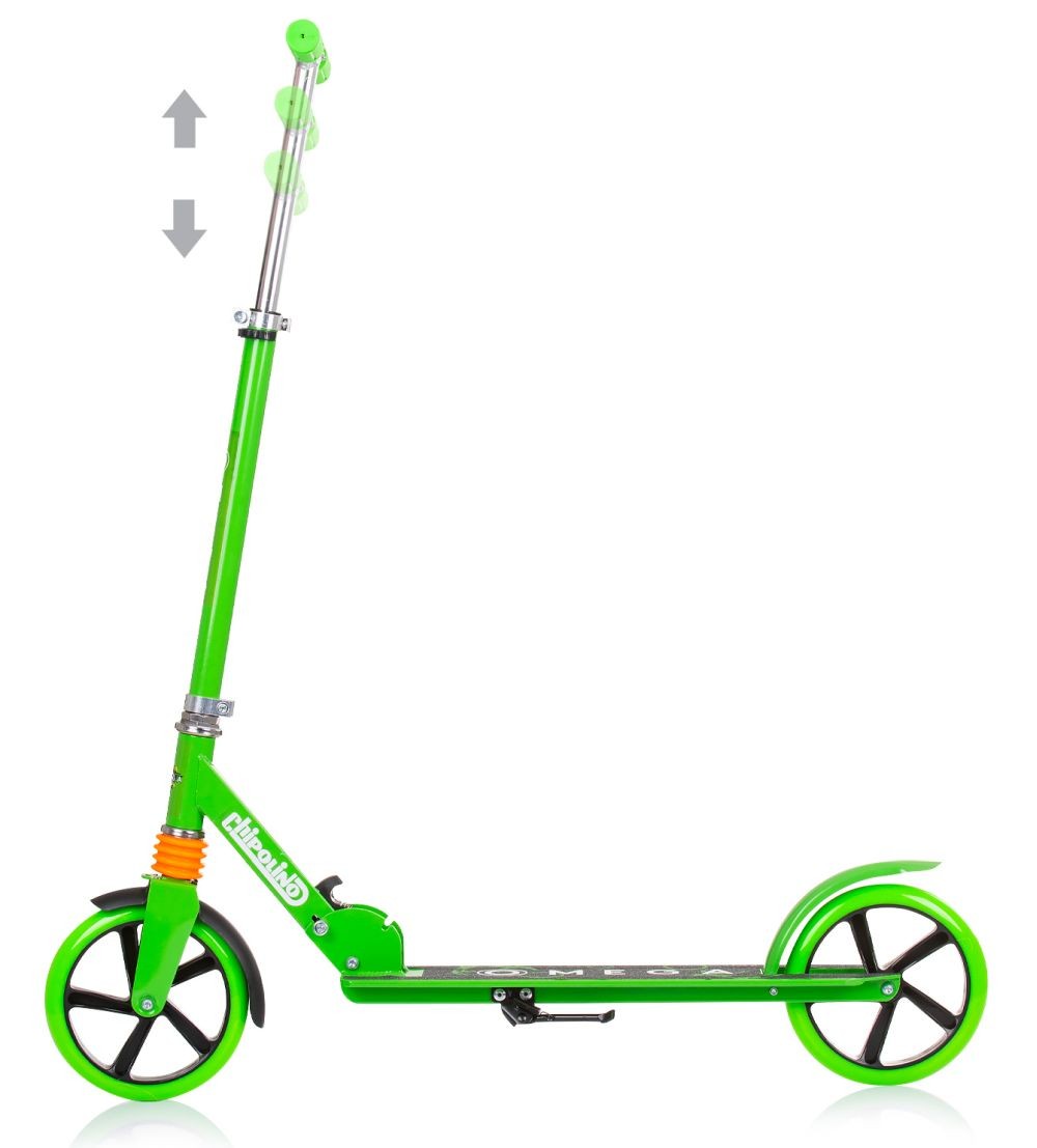 Patinete Infantil Omega Hasta 100 Kg Plegable Y Ruedas De 20mm Green_2