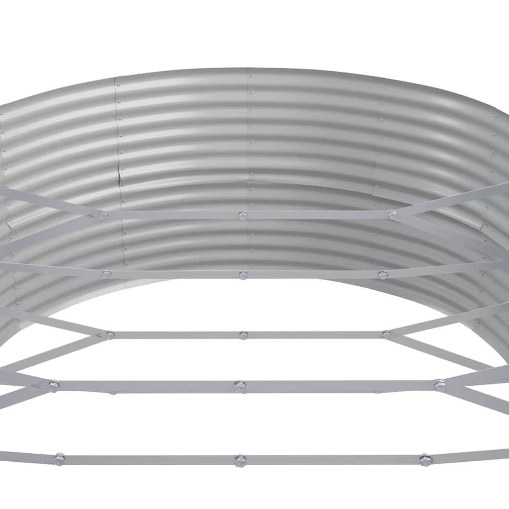 Jardinera Arriate Acero Galvanizado Antracita 544x100x36cm_4