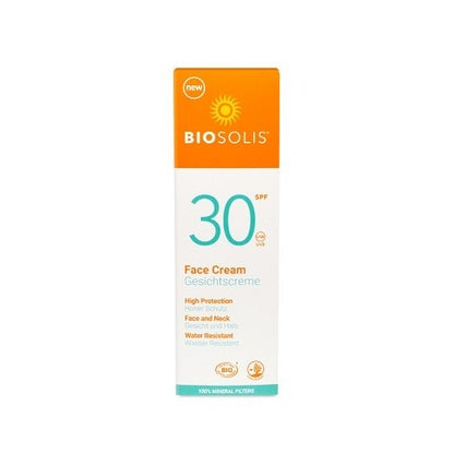 Crema protección solar facial SPF30 Biosolis