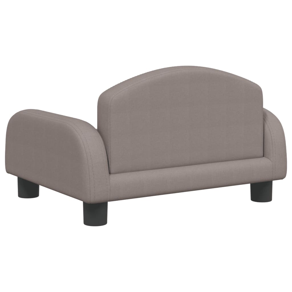 Cama Para Perros De Tela Gris Taupe 50x40x30 Cm / Vetonek_2