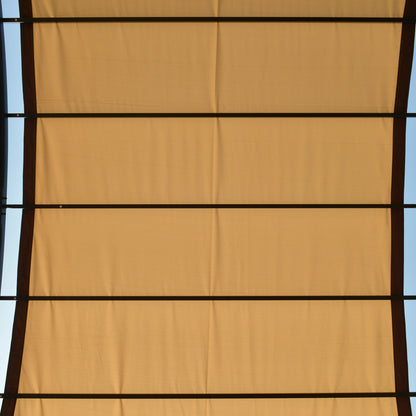 Outsunny Pérgola 3x2,5m Cenador Con Techo Retráctil Jardín Patio Terraza_3