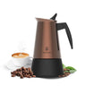 Cecotec Cafetera Italiana Piccolina 900 Red. 450ml, 10 Tazas De Café, Acero Inoxidable, Apta Todas Superficies, Filtro P