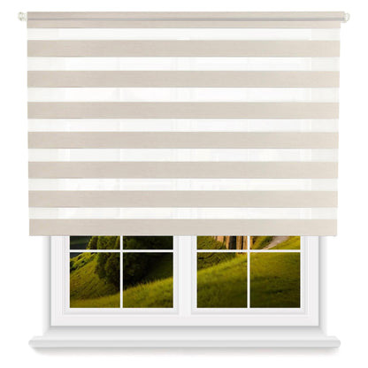 Estor Efecto Lino 140x250cm Enrollable Día/noche Wellhome_0