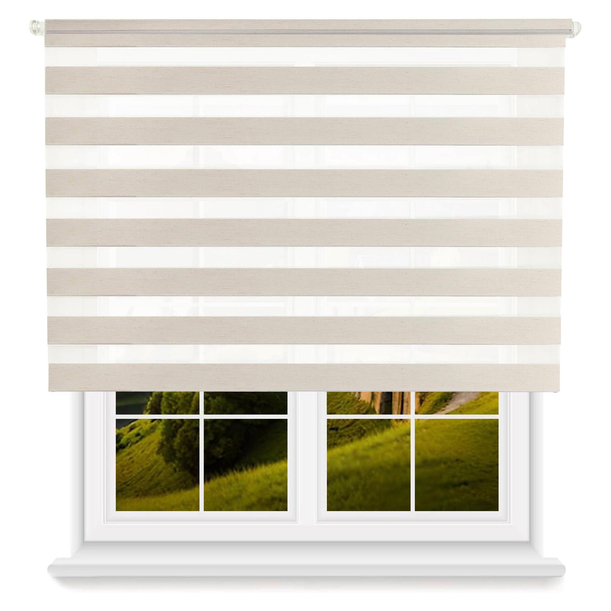 Estor Efecto Lino 140x175cm Enrollable Día/noche Wellhome_0