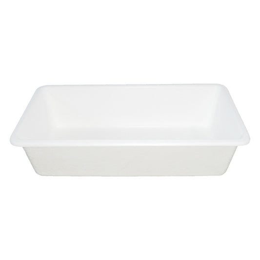 Barreño Poliéster - Blanco - 75x53x23 Cm_0