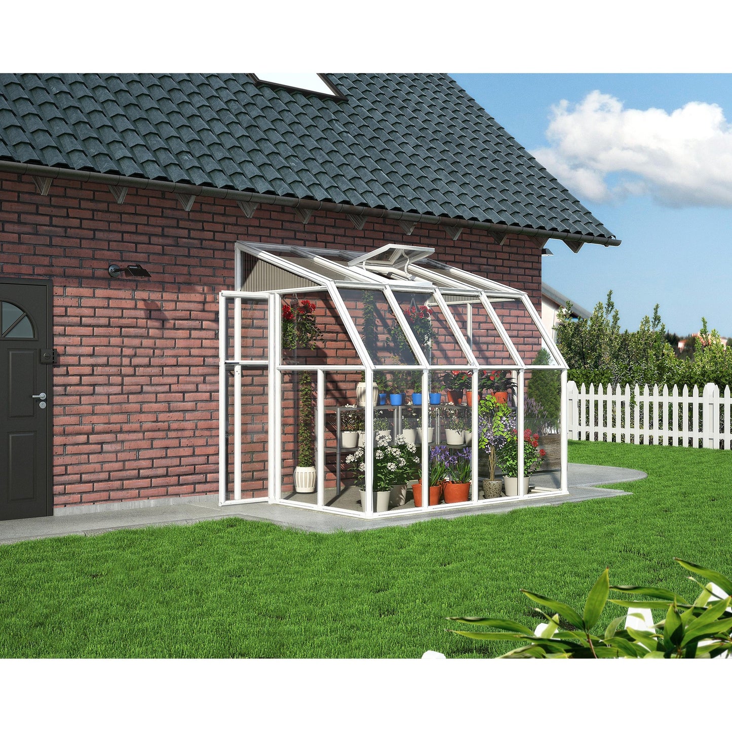 Pérgola adosada cerrada Sunroom 262x200 cm