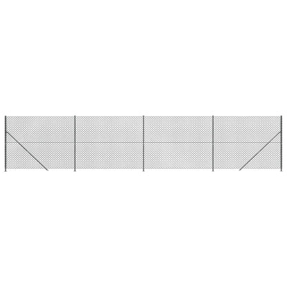 Cerca De Alambre Con Brida Gris Antracita 2,2x10 M / Vetonek_0