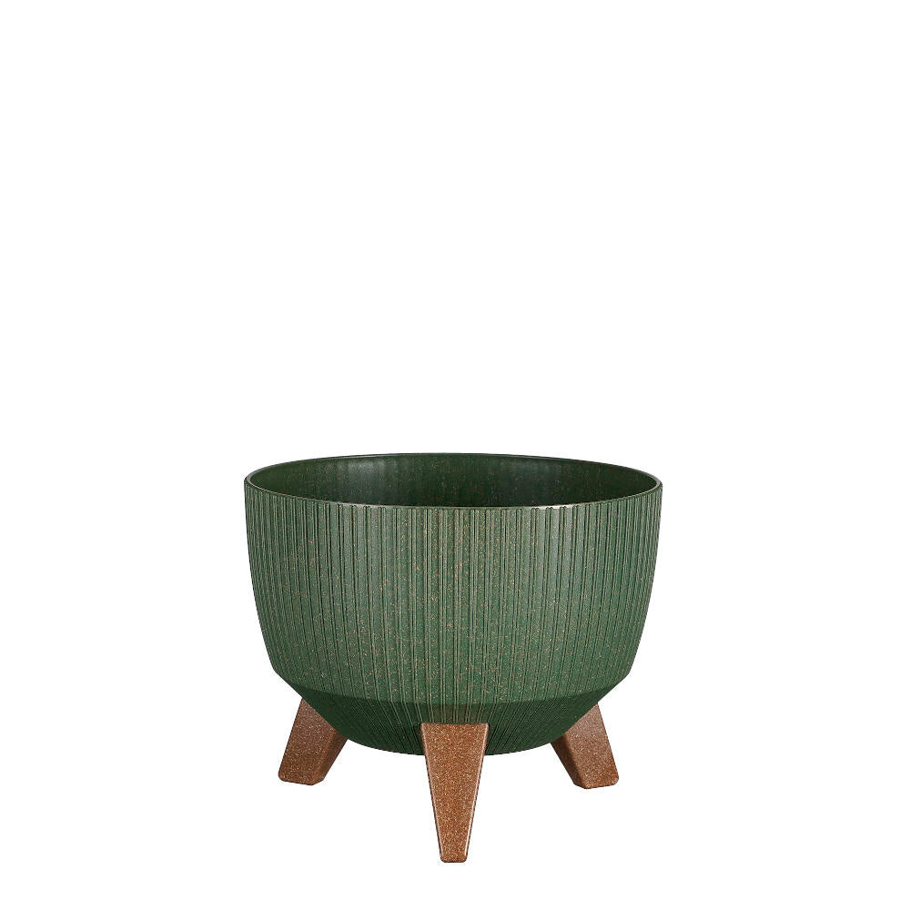 Macetero Doppio Fsc Verde 24cm_0