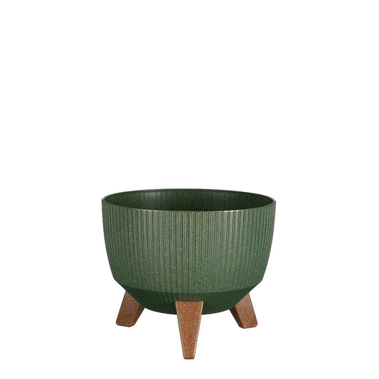 Macetero Doppio Fsc Verde 24cm_0