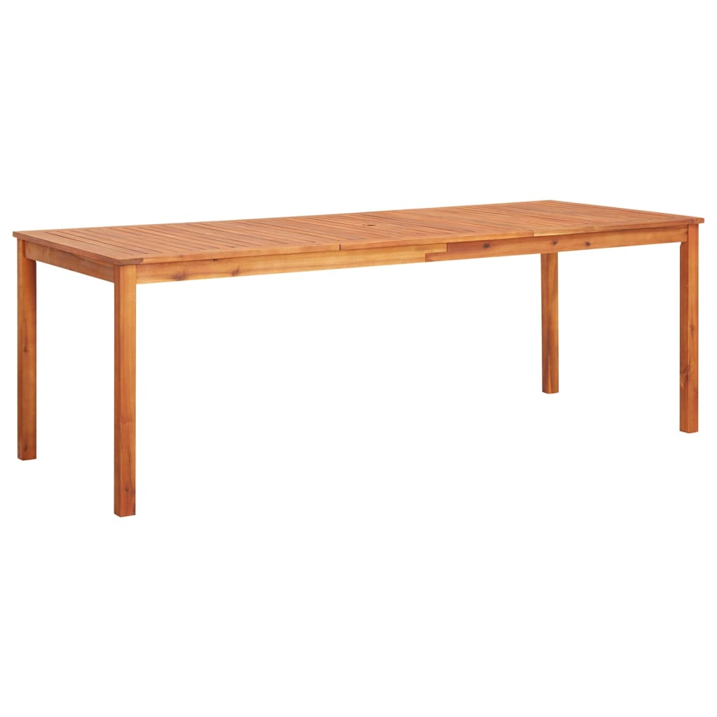Set Comedor De Jardín 9 Pzas Y Cojines Madera Maciza De Acacia / Vetonek_3