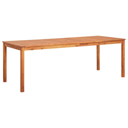 Set Comedor De Jardín 9 Pzas Y Cojines Madera Maciza De Acacia / Vetonek_3