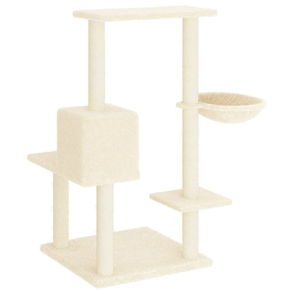 Vidaxl Rascador Para Gatos Con Postes De Sisal Color Crema 95 Cm_4