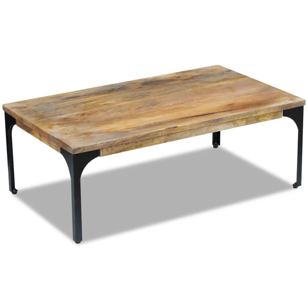 Mesa De Centro Madera De Mango 100x60x35 Cm_1