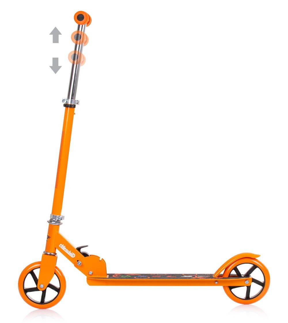 Patinete Infantil Sharky Hasta 100 Kg Plegable Orange_2