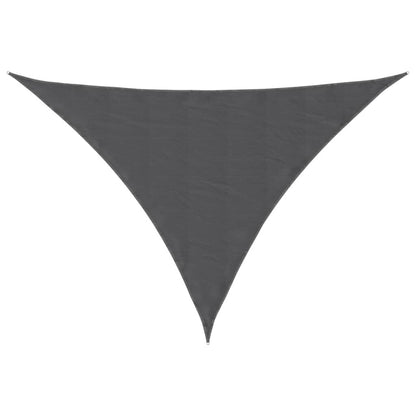 Vidaxl Toldo De Vela Triangular Tela Oxford Gris Antracita 3x3x4,24 M_0