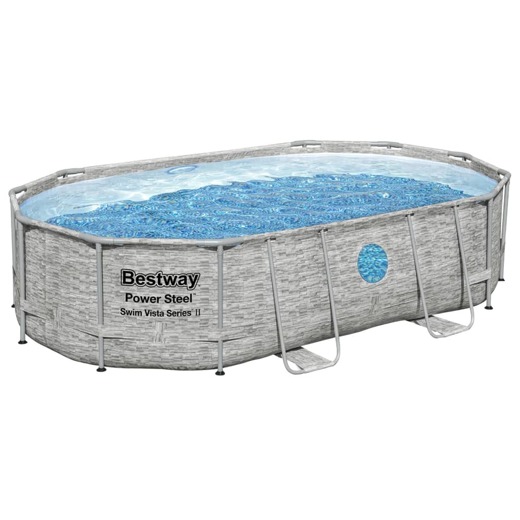 Bestway Conjunto De Piscina Power Steel 488x305x107 Cm_0