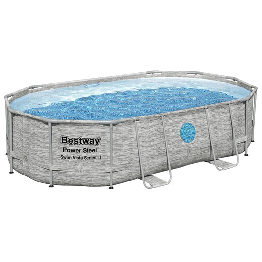 Bestway Conjunto De Piscina Power Steel 488x305x107 Cm_0