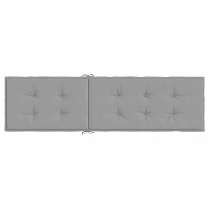 Vidaxl Cojín Para Tumbona Gris (75+105)x50x4 Cm_4