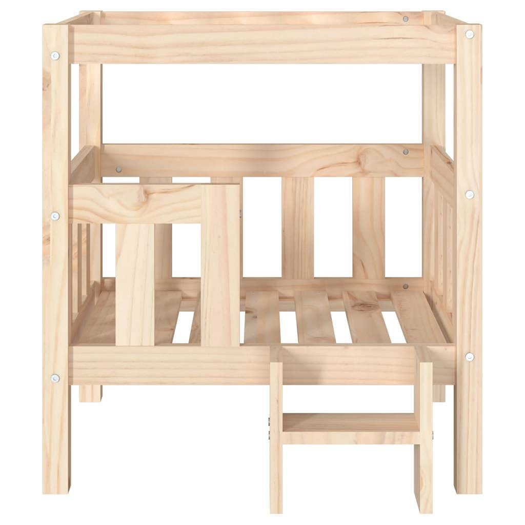 Vidaxl Cama Para Perros Madera Maciza De Pino 65,5x50,5x70 Cm_4