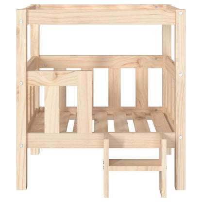 Vidaxl Cama Para Perros Madera Maciza De Pino 65,5x50,5x70 Cm_4