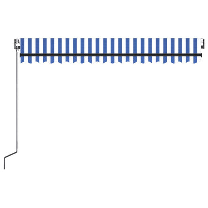 Toldo Automático Retráctil Azul Y Blanco 400x300 Cm_3