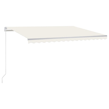 Toldo Retráctil Manual Crema 450x300 Cm_0