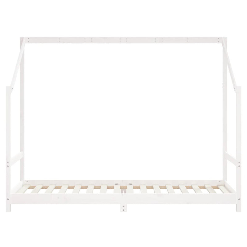 Vidaxl Estructura De Cama Para Niños Madera Pino Blanco 2x(80x200) Cm_5