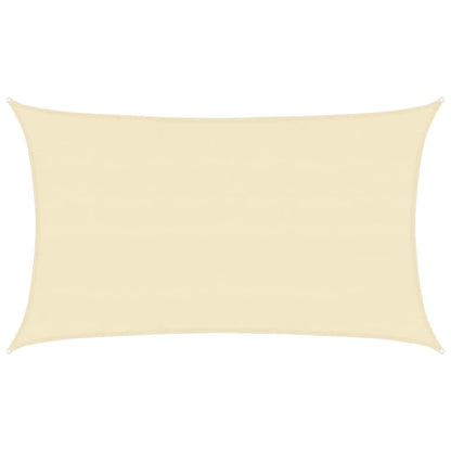Vidaxl Toldo De Vela Crema Hdpe 160 G/m² 5x8 M_0