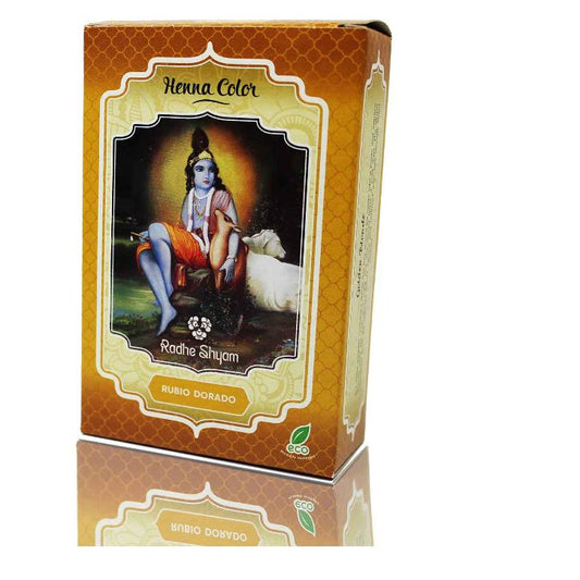 Henna polvo rubio dorado Radhe Shyam 100 g