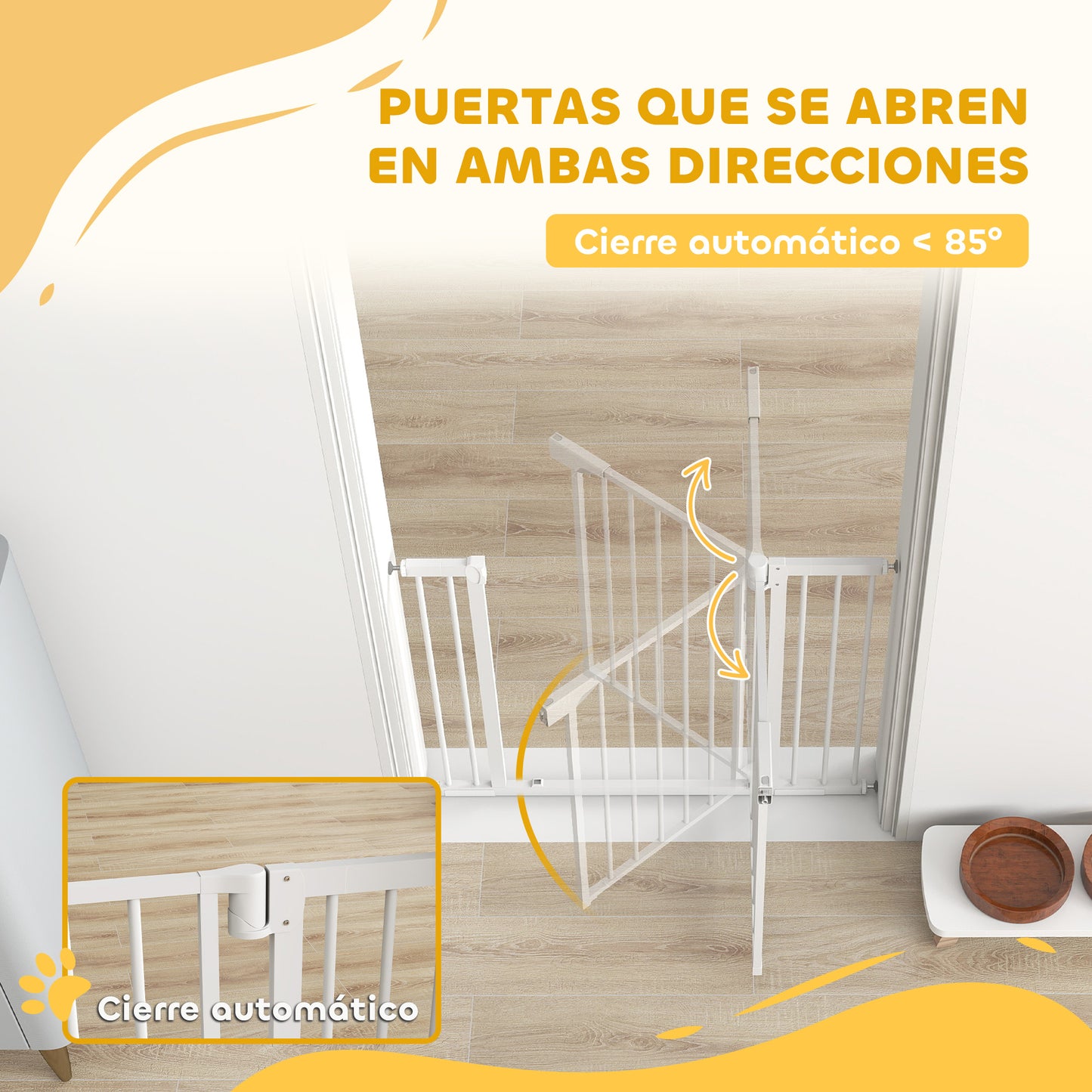 Pawhut Barrera De Seguridad Para Niños Y Perros_4