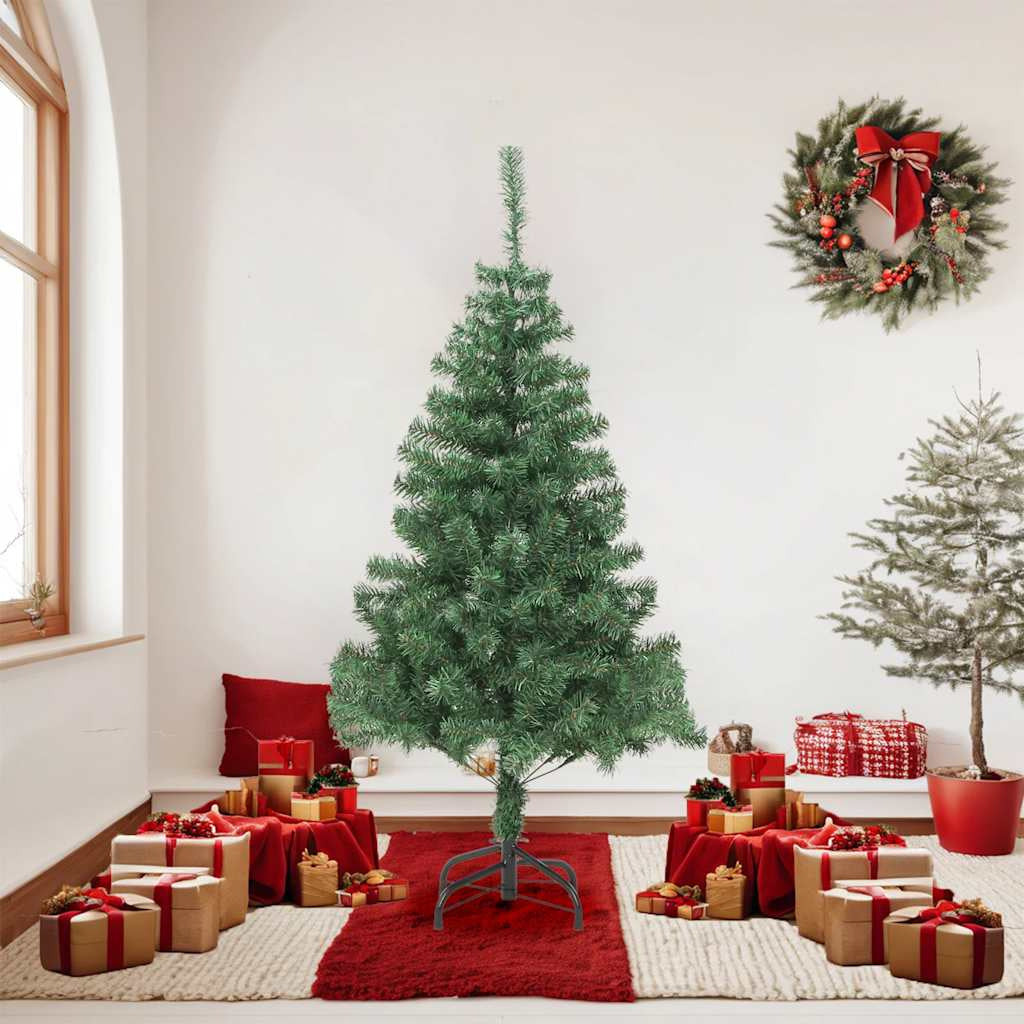 Vidaxl Árbol De Navidad Artificial Con Soporte 180 Cm 564 Ramas_1
