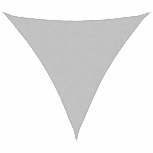 Vidaxl Toldo De Vela Poliéster Oxford 100% Gris Claro 3x3x3 M_0