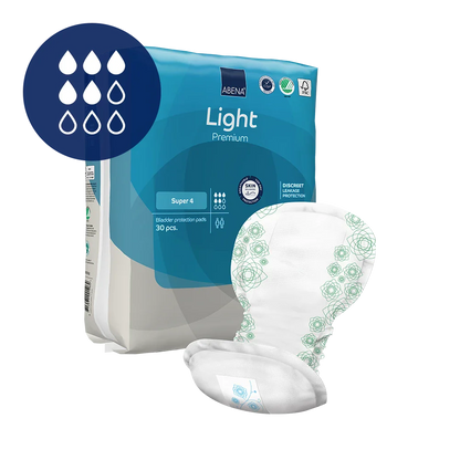 Compresas para la incontinencia Light, Súper ABENA 30 uds