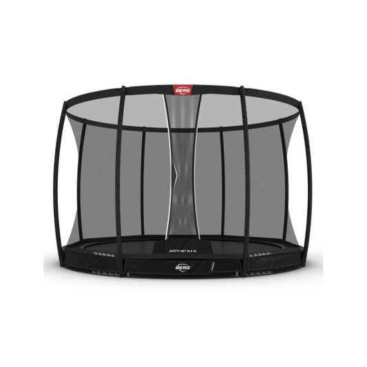 Cama Elastica Berg Inground Champion 430 + Red Deluxe Negro Safety Net Deluxe Xl.