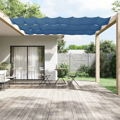 Vidaxl Toldo Vertical Tela Oxford Azul 100x800 Cm_1