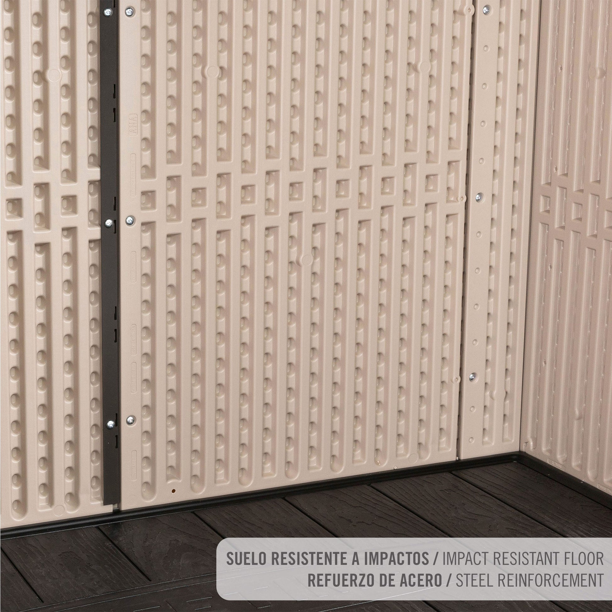Lifetime Armario Exterior Vertical 1.500 L Rough Cut™ Con Estantes_5