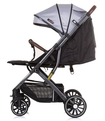 Silla De Paseo Compacta Hasta 22 Kilos Combo Silver Grey_2