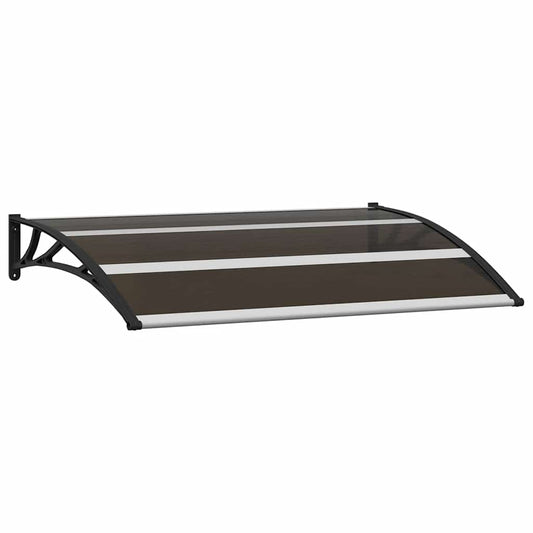 Marquesina De Puerta Pc Negro 120x75 Cm_0
