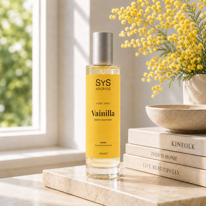 Ambientador Pulverizador Vainilla Origins SYS Aromas 100 ml | Aroma Dulce y Caramelizado | Reconfortante_1
