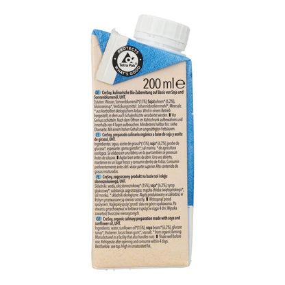 Crema para cocinar de Soja Liquida Bio Natumi, 200 ml