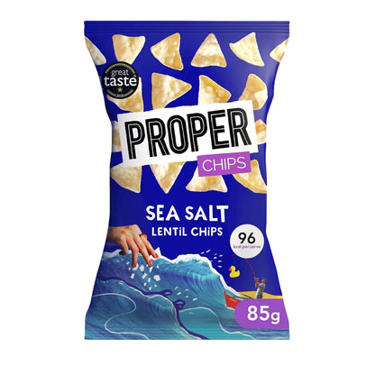 Nachos de lentejas sal marina Proper 20g