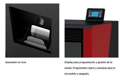Bricosol Termoestufa De Pellet Boreal 16 Kw Marfil_2