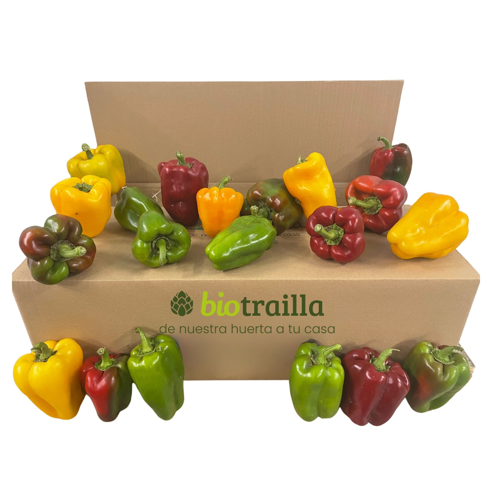 Caja 7kg de pimientos para asar BIO De La Huerta Navarra_0